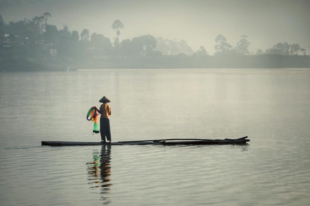 Misty Morning At Situ Cileunca
