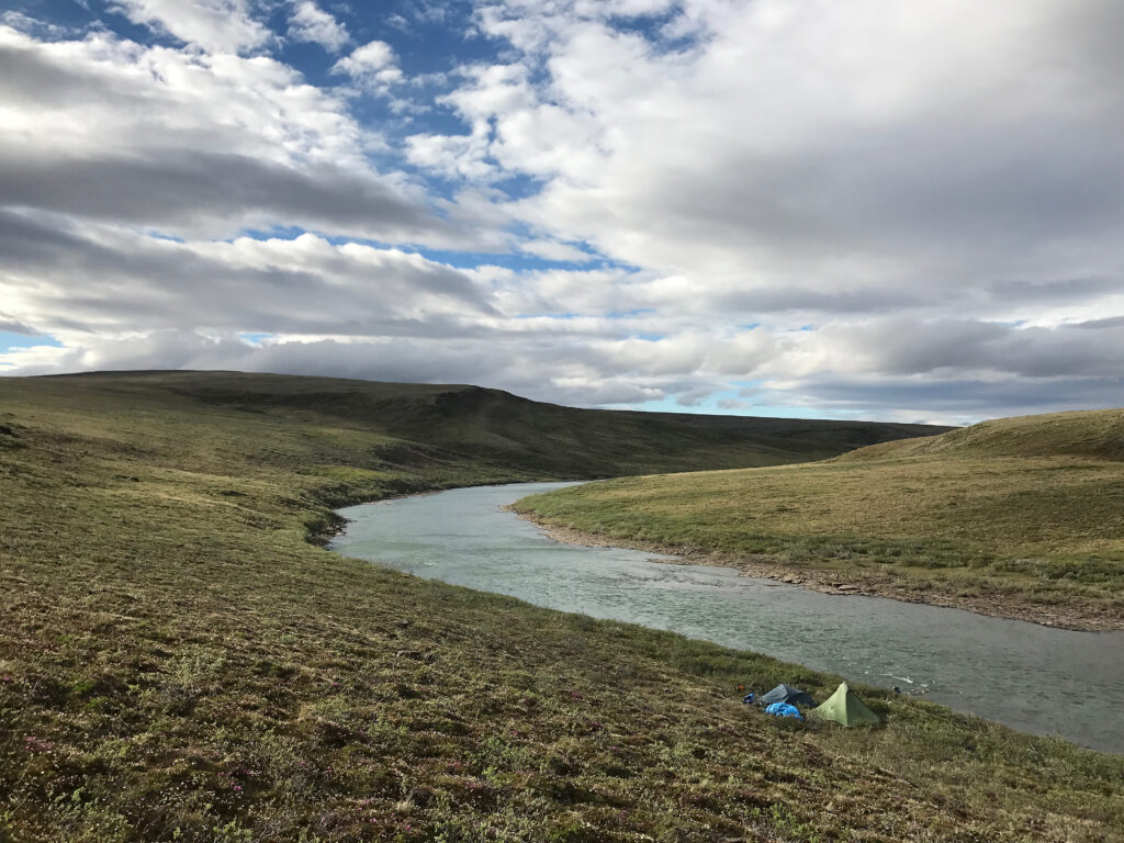 Camp along Utukok River