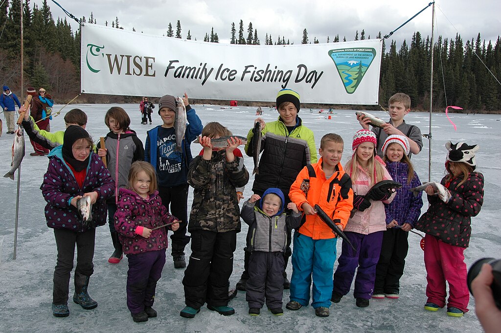 2016 Family Ice Fishing Day at Silver Lake