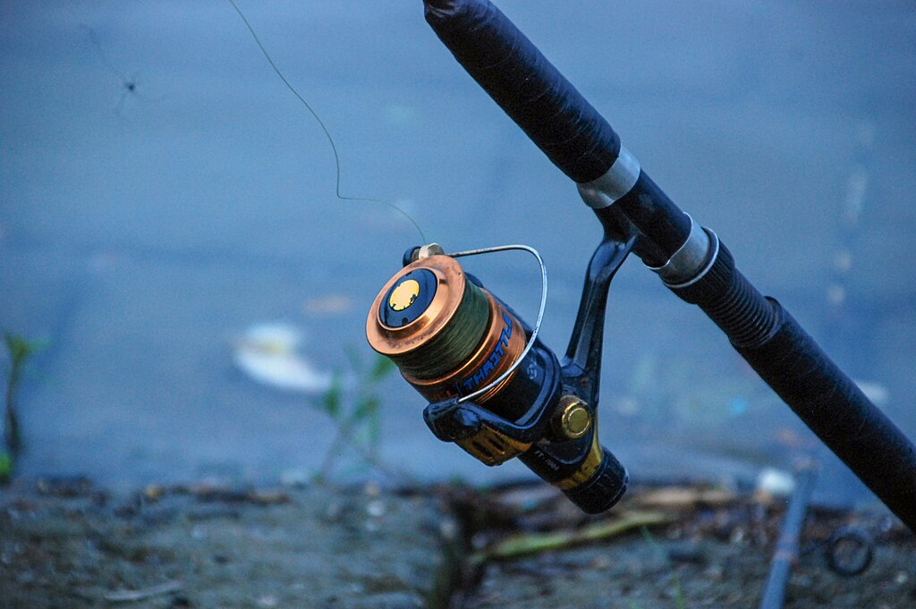 Fishing rod & reel, Mahamaya Lake.