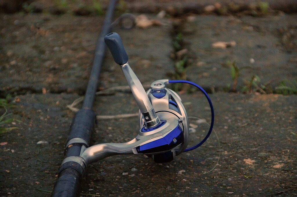 Fishing rod & reel, Mahamaya Lake.