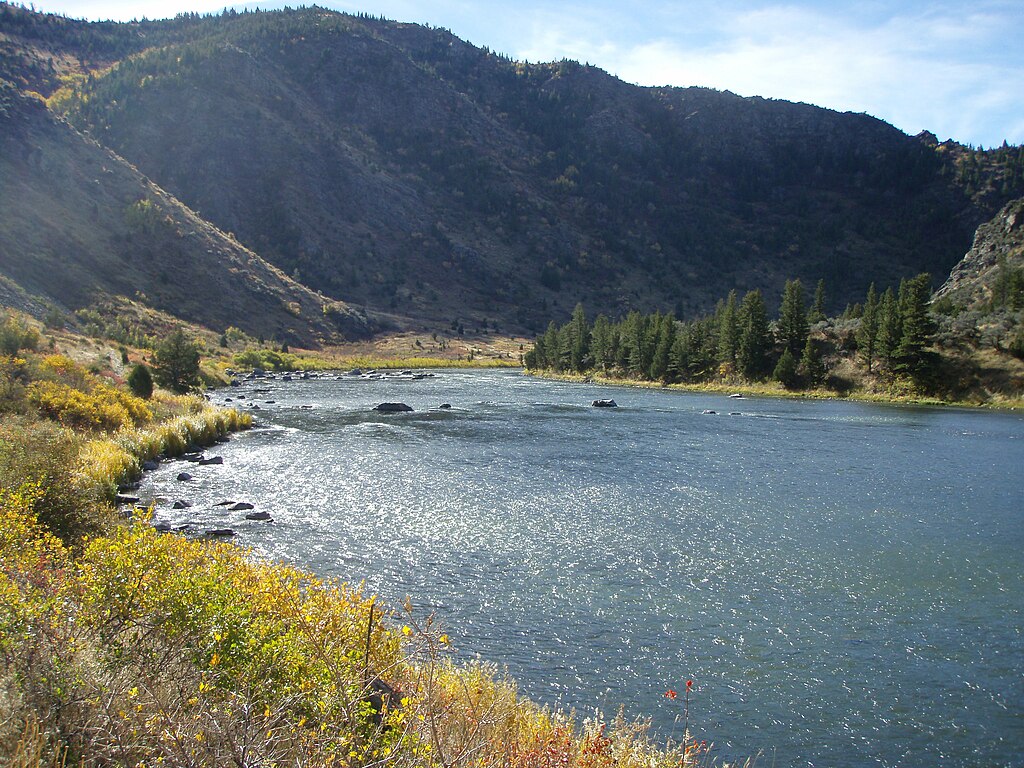 Lower Madison River in Beartrap Canyon