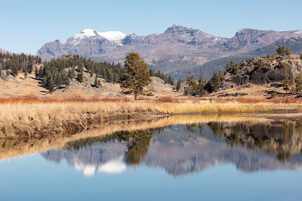Slough Creek Trail fall reflections