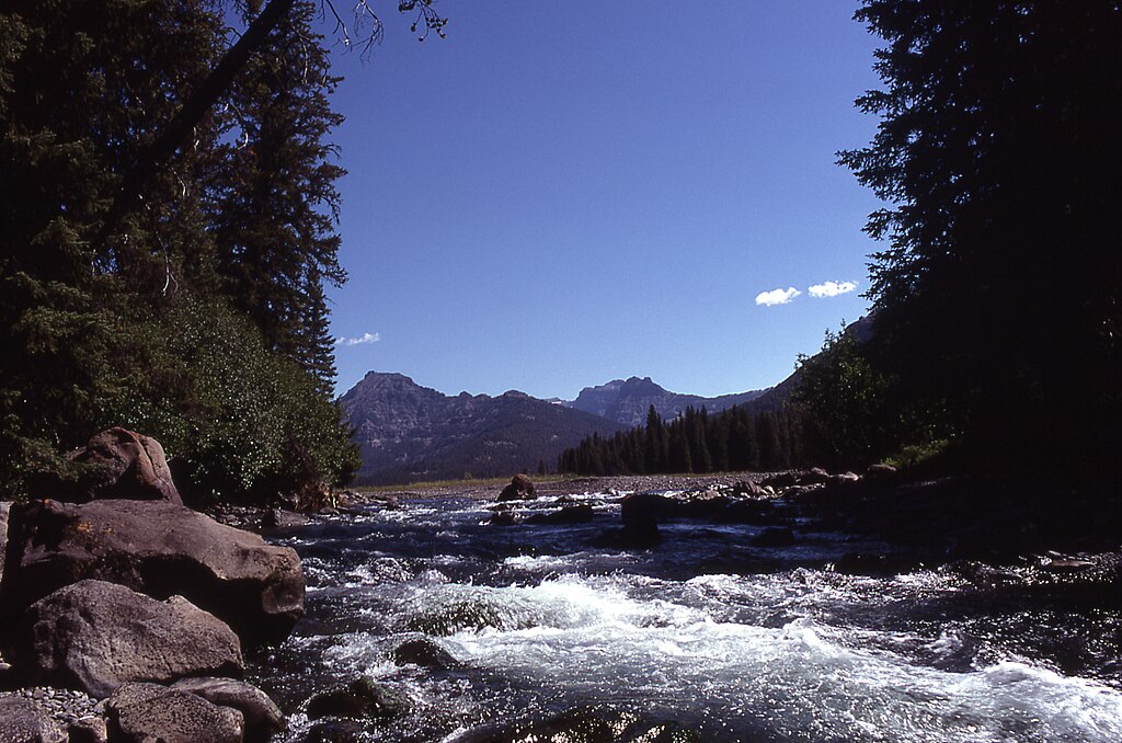 Soda Butte Creek in Yellowstone National Park (1979)