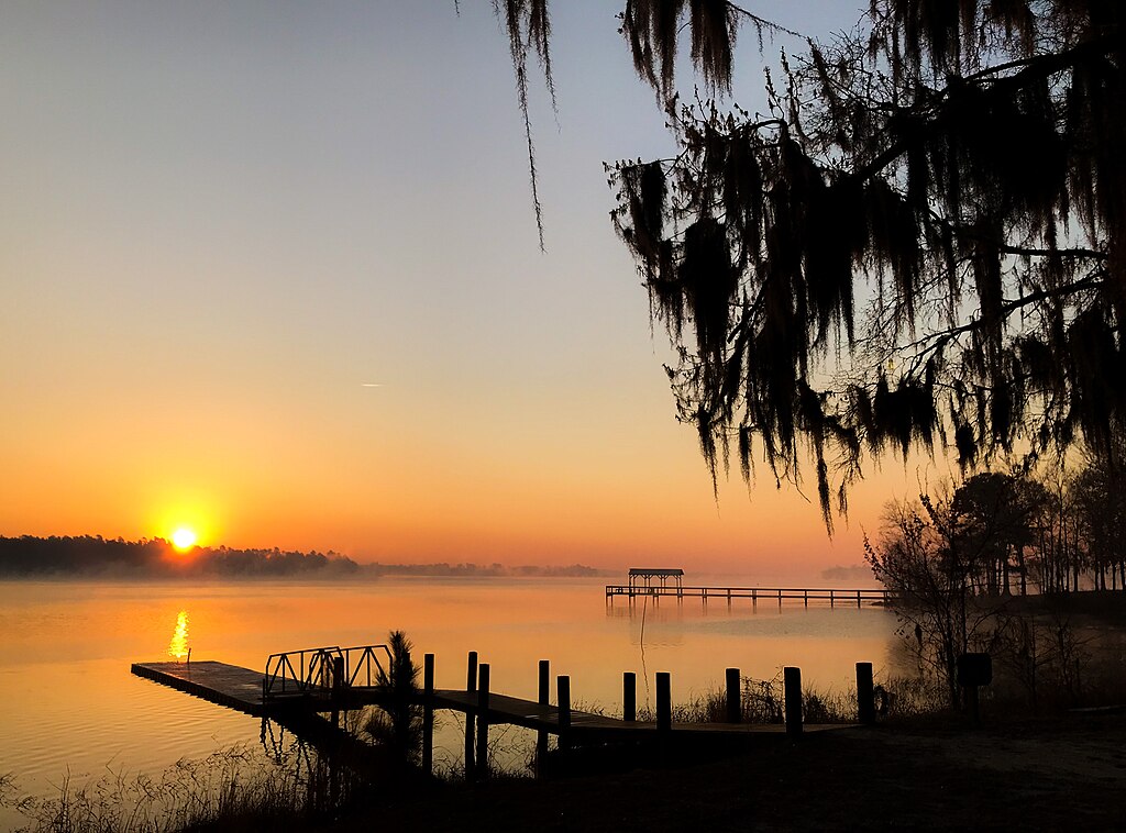 Sunrise on Lake Marion