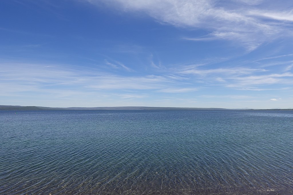 Yellowstone Lake in Yellowstone National Park