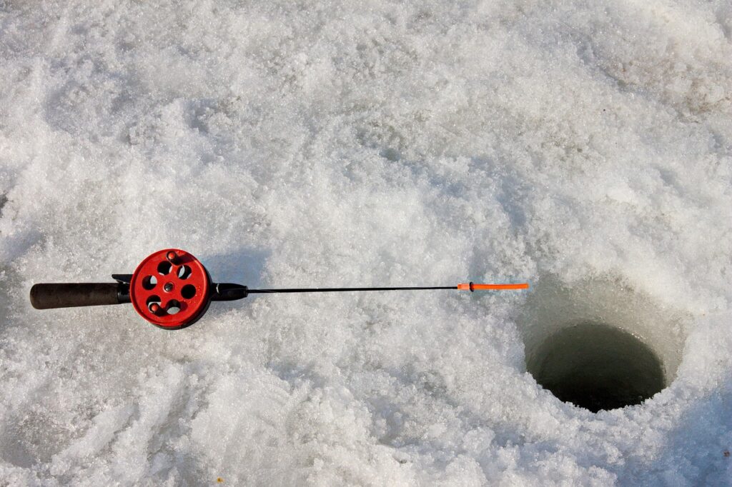 fishing, rod, hole, ice, winter, fishing, fishing, fishing, hole, hole, hole, hole, hole