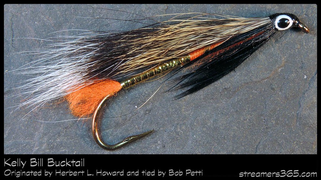 The Kelly Bill Bucktail tied by Bob Petti