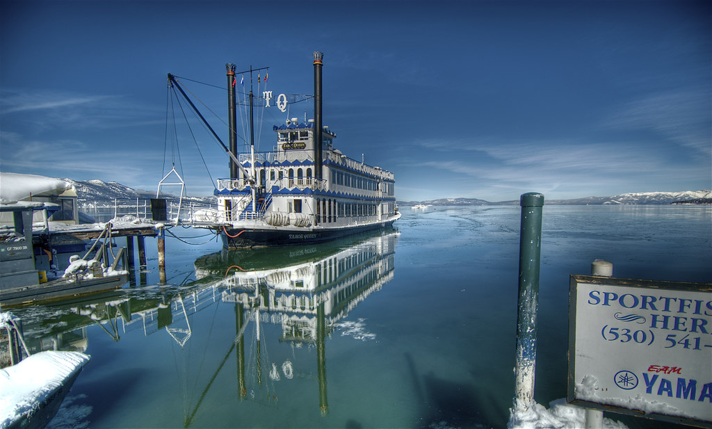Boat on Lake Tahoe