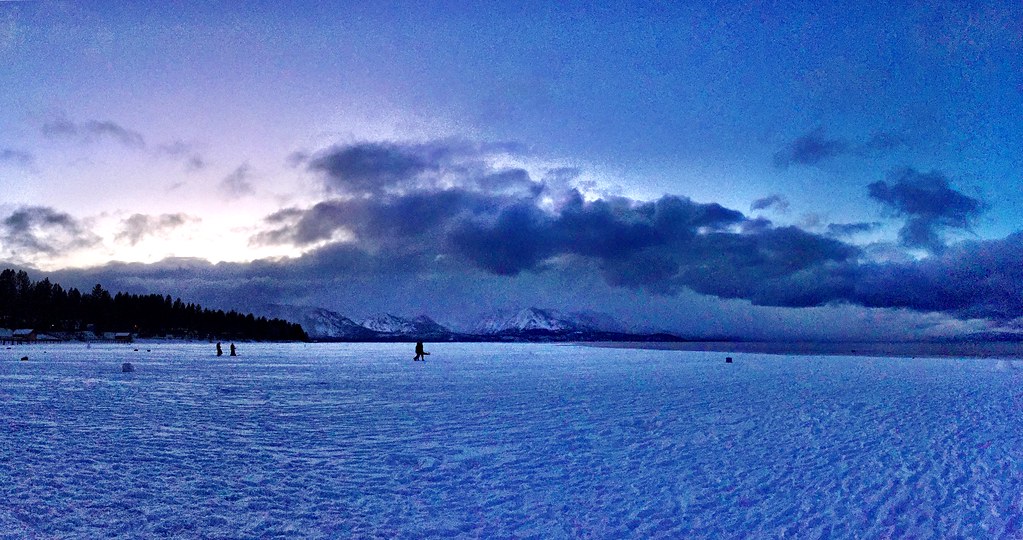 Winter Evening, Lake Tahoe