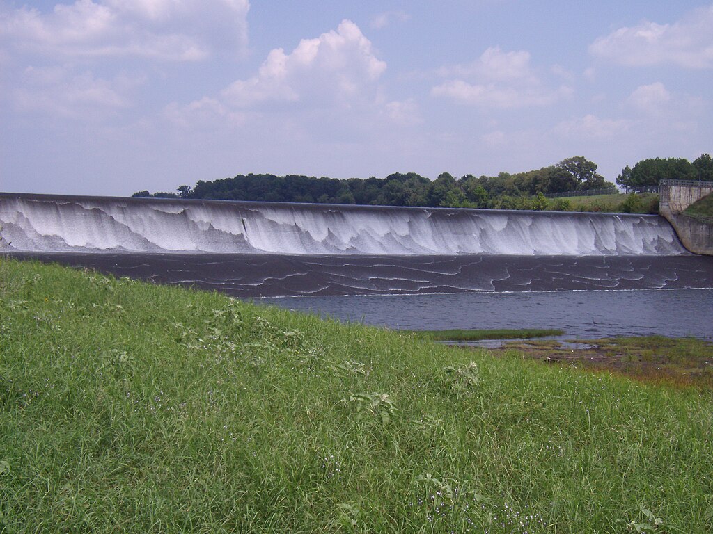 Blackburn Crossing Dam, Lake Palestine, TX.