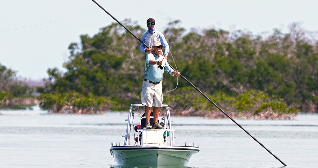 Fishermen out for a trip in Florida Keys National Marine Sanctuary.
